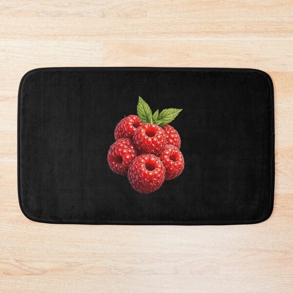 Item preview, Fresh Juicy Raspberry Cluster With Leaves designed and sold by SteveLPenix.