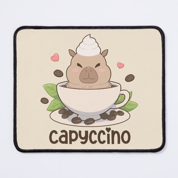 Item preview, Capyccino Capybara Coffee Kawaii Design designed and sold by KasefsWorld.