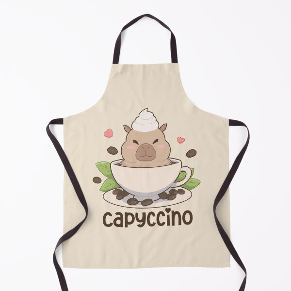 Item preview, Capyccino Capybara Coffee Kawaii Design designed and sold by KasefsWorld.