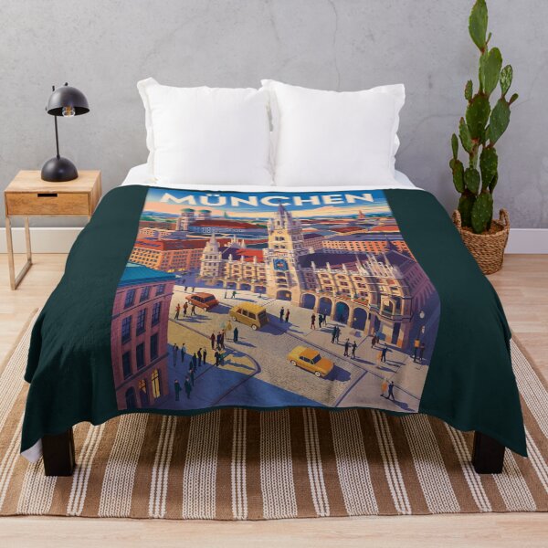 Item preview, Germany Munich Illustration Travel Art Vintage designed and sold by KrisSidDesigns.