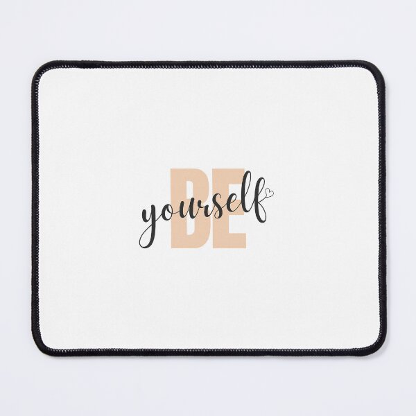 Item preview, Be Yourself Motivation Quote Aesthetic Typography Design designed and sold by CrescentBloom.