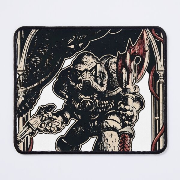 Item preview, Blood Steel Space Marine Shirt designed and sold by Primarca.