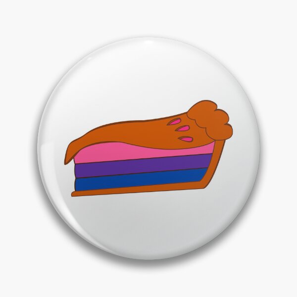 Item preview, Bisexual Slice of Pie Pride Flag designed and sold by HarveyHandcraftsandDesigns.