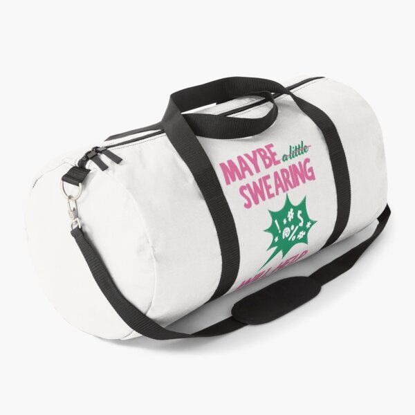 Item preview, Maybe Swearing Will Help (Pink-Green) designed and sold by MariePopPrints.