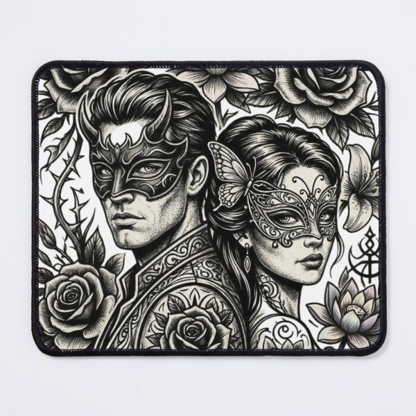 Item preview, The mysterious masked couple designed and sold by PP&RAINBOW SHOP.