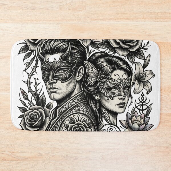Item preview, The mysterious masked couple designed and sold by PP&RAINBOW SHOP.