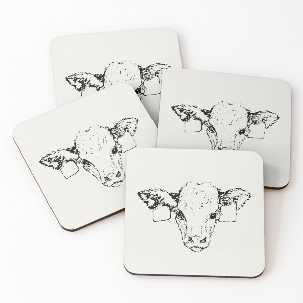 Item preview, Calf - (#F0EEE9) designed and sold by The Stippler Process.