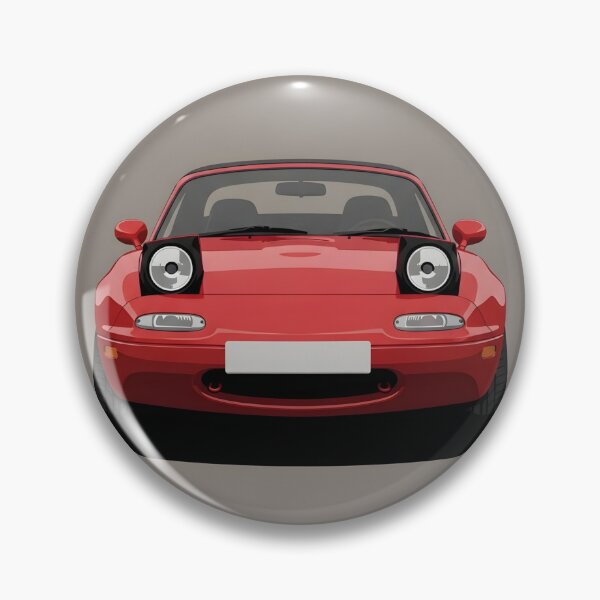 Item preview, Mazda MX-5 Miata NA  Headlights Cute JDM Car Minimalist Illustration designed and sold by Motorline44.