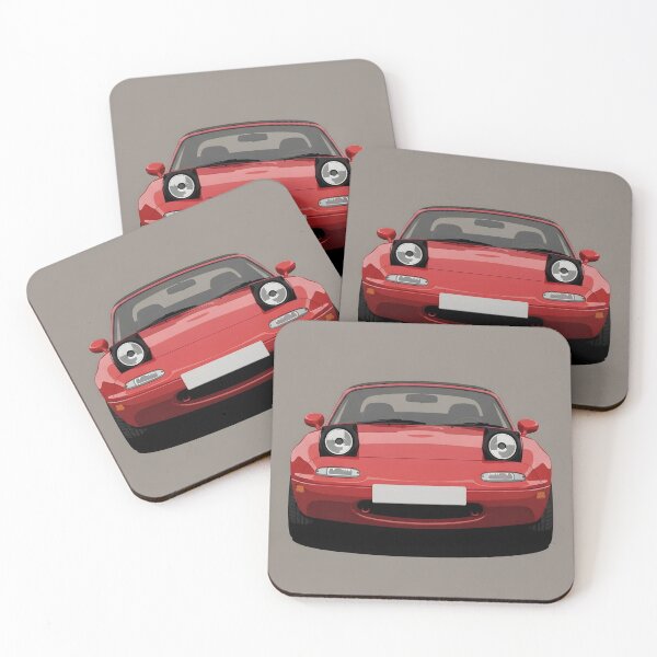 Item preview, Mazda MX-5 Miata NA  Headlights Cute JDM Car Minimalist Illustration designed and sold by Motorline44.