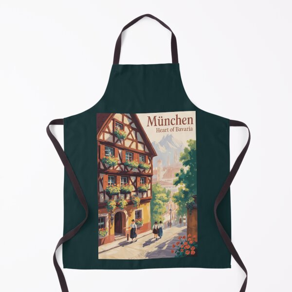 Item preview, Germany Munich Bavaria Illustration Travel Art Vintage designed and sold by KrisSidDesigns.