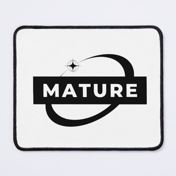 Item preview, MATURE– Powerful Motivational Word Typography Sticker designed and sold by ascendzero.
