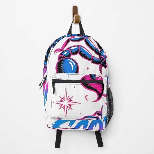 Item preview, Metallic Blue Scorpion with Pink Heart Stinger designed and sold by Pro AguiZoul Art.
