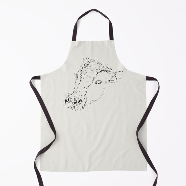 Item preview, Dairy Cow - Side Eye - (#F0EEE9) designed and sold by The Stippler Process.