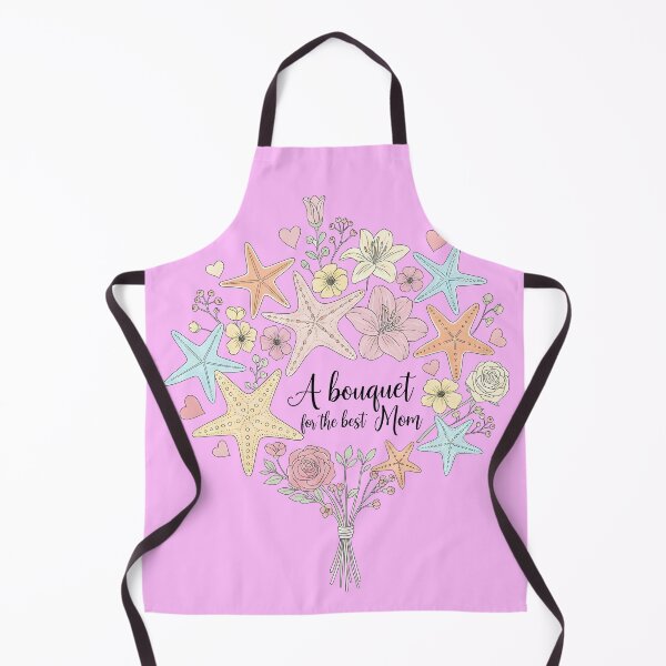 Item preview, A Bouquet for the Best Mom – Floral, Heart and Starfish Arrangement designed and sold by Sea Gem.