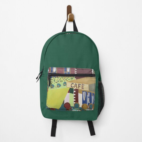 Item preview, Minimalist Café Scene Tote Bag - Colourful Abstract Coffee Shop Art designed and sold by Aylmer Art, Aylmer Parade, N2 0PE.