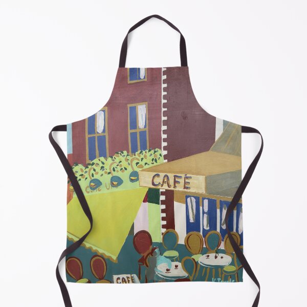 Item preview, Minimalist Café Scene Tote Bag - Colourful Abstract Coffee Shop Art designed and sold by Aylmer Art, Aylmer Parade, N2 0PE.