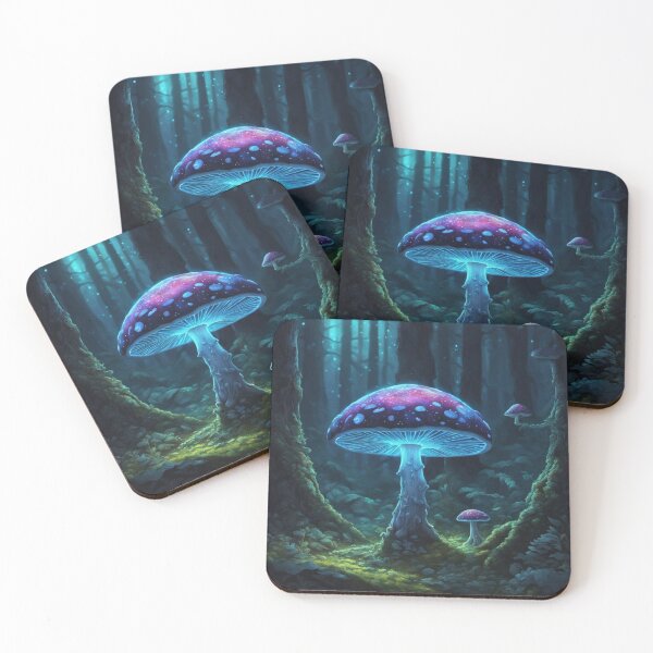 Item preview, Moonlit Mushroom of the Enchanted Forest designed and sold by Uniquely Yours.
