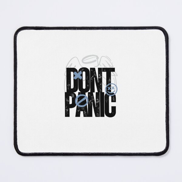 Item preview, Dont Panic Funny Motivational Quote Aesthetic Typography Design designed and sold by CrescentBloom.
