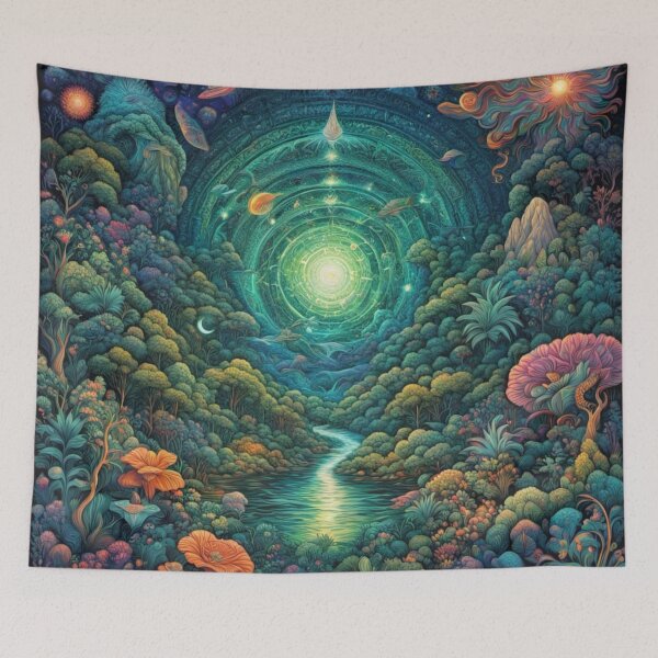 Item preview, Garden of the Cosmic Portal designed and sold by Uniquely Yours.