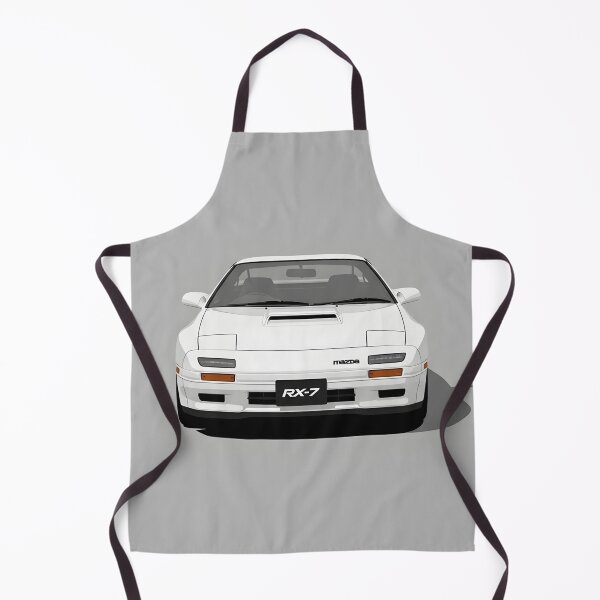 Item preview, Mazda RX-7 FC Front View Classic JDM Rotary Sports Car Minimalist Illustration designed and sold by Motorline44.