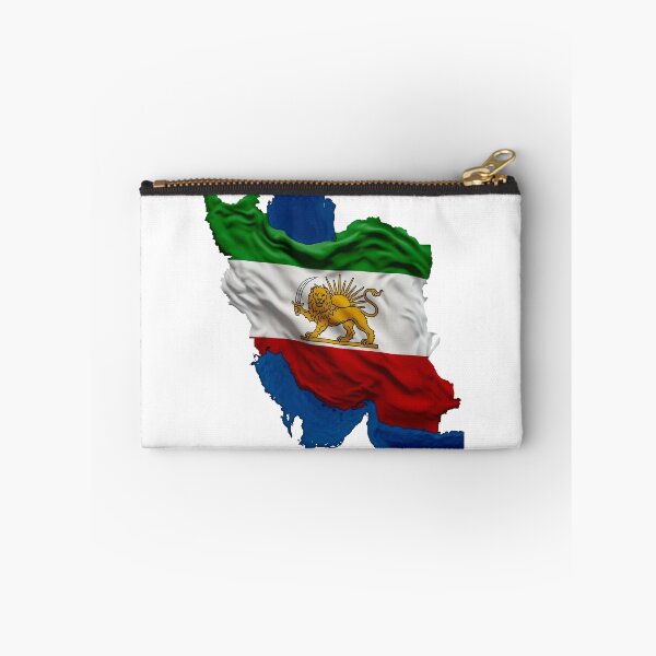 Item preview, Iran Flag Map with Lion & Sun – Persian Heritage Design designed and sold by HeleDesign1983.