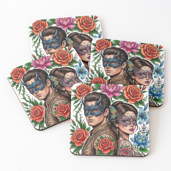 Item preview, The couple has beautiful tattoos. designed and sold by PP&RAINBOW SHOP.