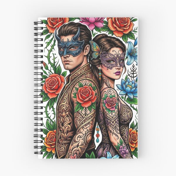 Item preview, The couple has beautiful tattoos. designed and sold by PP&RAINBOW SHOP.