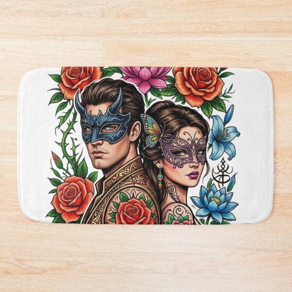Item preview, The couple has beautiful tattoos. designed and sold by PP&RAINBOW SHOP.