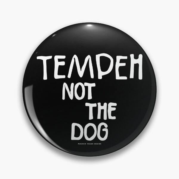 Item preview, 'Temple of the Dog' vegan style! - White lettering designed and sold by Macaco-Vegan-Design.