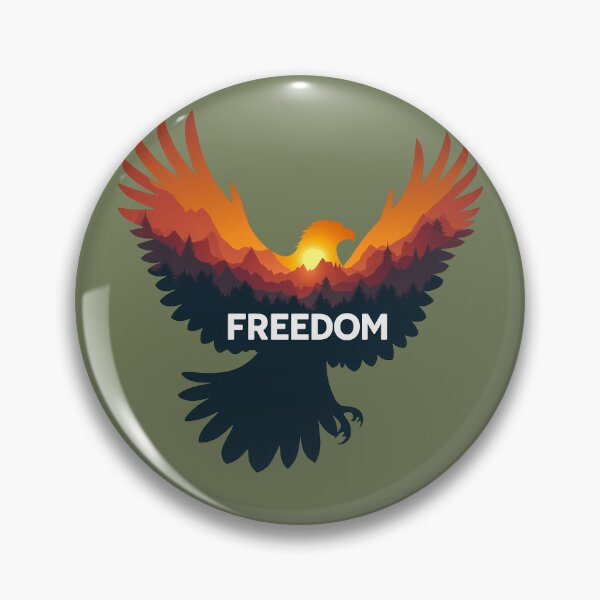 Item preview, Freedom Eagle | Sunset Mountain Wildlife Nature Gift designed and sold by DesignsByDessie.