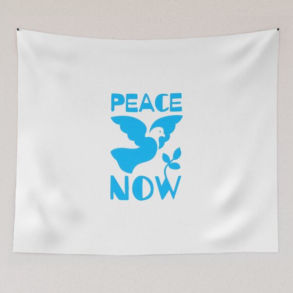 Item preview, Peace Now - Dove Olive Branch END WAR NO WAR Peaceful Humanity on Earth Hippy designed and sold by Space Ghettos.