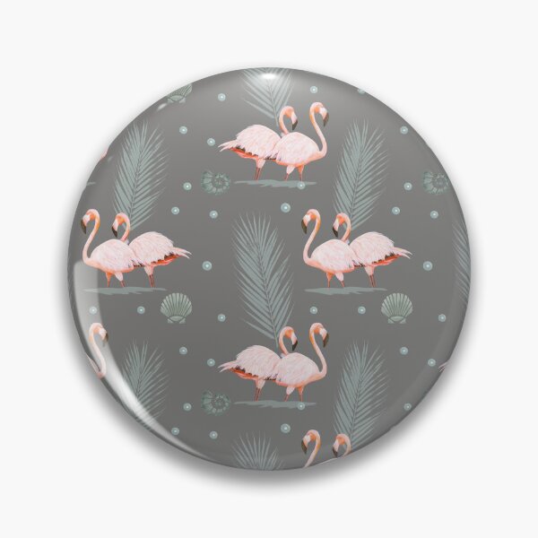 Item preview, Gray Beach Flamingos designed and sold by clavearts.