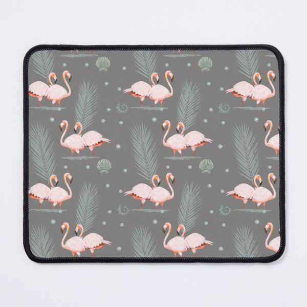 Item preview, Gray Beach Flamingos designed and sold by clavearts.