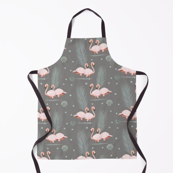 Item preview, Gray Beach Flamingos designed and sold by clavearts.
