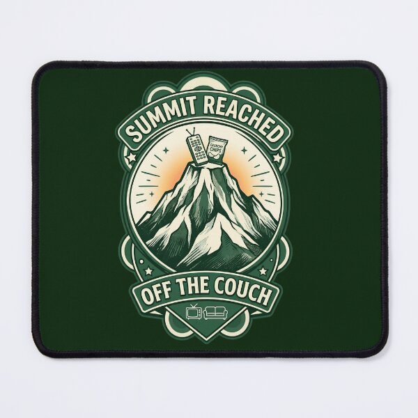 Item preview, Reached Off The Couch Funny Outdoor Hiking Parody Design designed and sold by LineLoo.