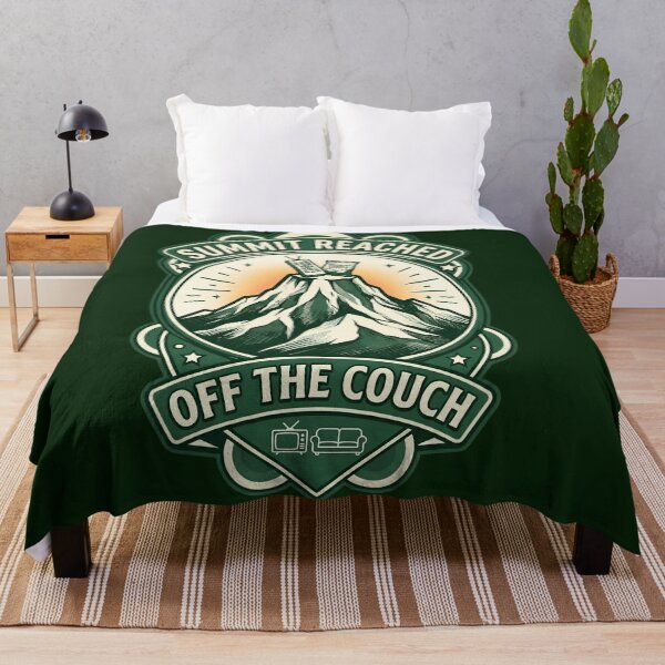 Item preview, Reached Off The Couch Funny Outdoor Hiking Parody Design designed and sold by LineLoo.