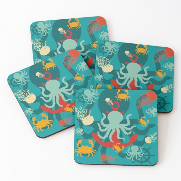 Item preview, Sea world in turquoise water designed and sold by StefanStudioArt.