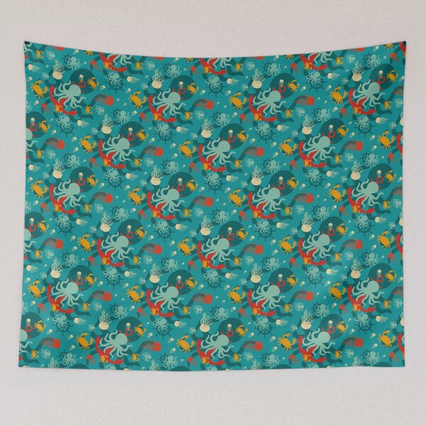 Item preview, Sea world in turquoise water designed and sold by StefanStudioArt.