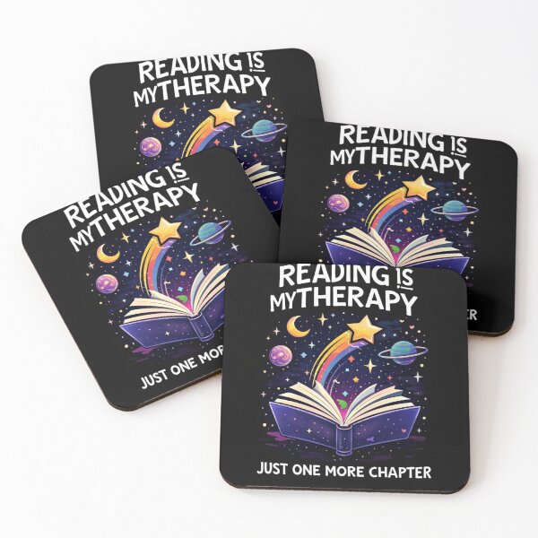 Item preview, Reading Is My Therapy Shirt, Just One More Chapter, Book Lover Gift, Funny Reader T-Shirt, Bookworm Aesthetic, Reading Lover Design designed and sold by UrbanCanvvas.