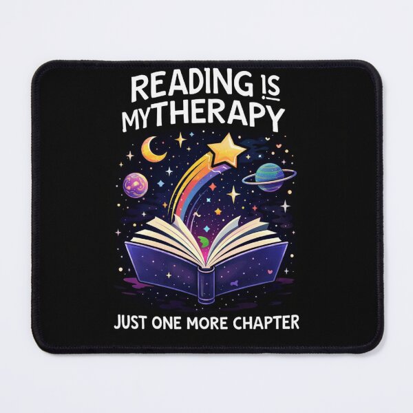 Item preview, Reading Is My Therapy Shirt, Just One More Chapter, Book Lover Gift, Funny Reader T-Shirt, Bookworm Aesthetic, Reading Lover Design designed and sold by UrbanCanvvas.