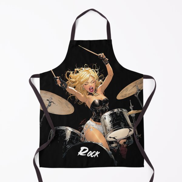 Item preview, Drummer Goddess - Rock Girl - Music Collection designed and sold by SubliHardDraws.