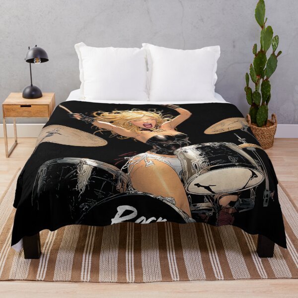 Item preview, Drummer Goddess - Rock Girl - Music Collection designed and sold by SubliHardDraws.