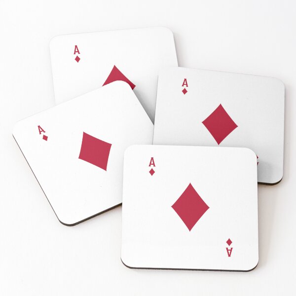 Item preview, ACE OF DIAMONDS DARK RED designed and sold by bembureda.