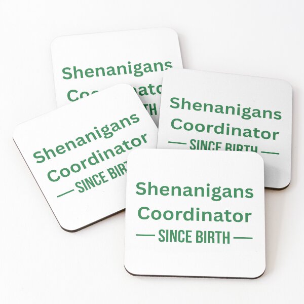 Item preview, Shenanigans Coordinator Since Birth Funny Irish Shirt designed and sold by Caelvora.