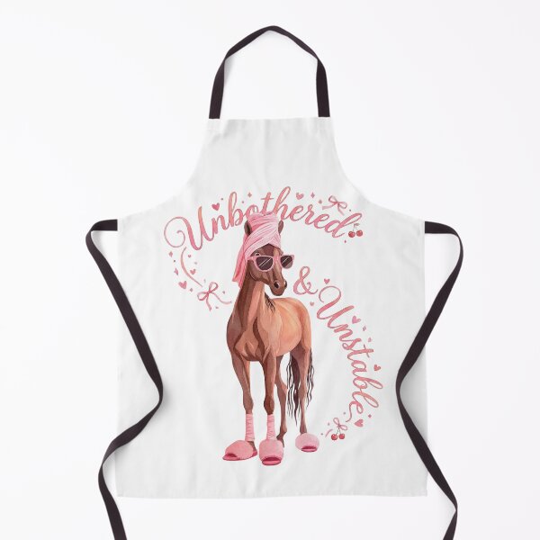 Item preview, Unbothered & Unstable – Funny Coquette Horse Aesthetic designed and sold by aiqdelicia.