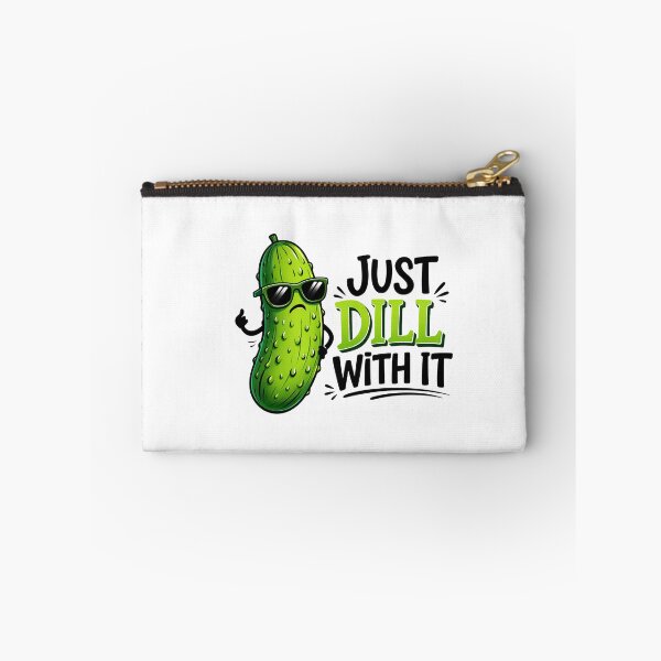Item preview, Just Dill With It Funny Pickle Art designed and sold by margamPagenberg.