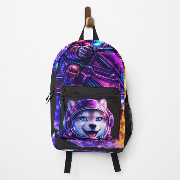 Item preview, Neon Astronaut with Cosmic Monster designed and sold by Nika Art Studio.