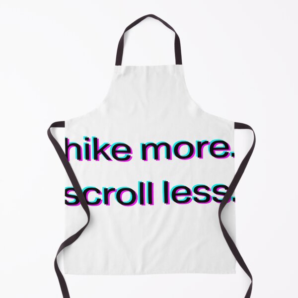 Item preview, hike more scroll less design designed and sold by Touch Grass Club.