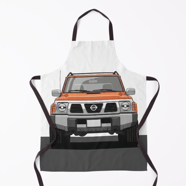 Item preview, Nissan Patrol Y60 Front View Classic Off-Road 4x4 SUV Minimalist Illustration designed and sold by Motorline44.
