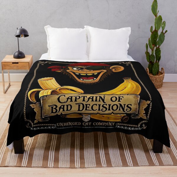 Item preview, Captain of Bad Decisions designed and sold by UnhingedCat Co..